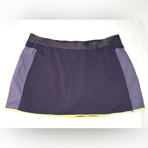 Mountain Hardwear Womens Synergist Skort Skirt Built-In Shorts Purple Size Large